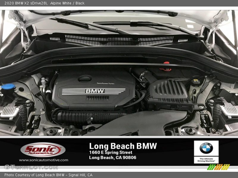 Alpine White / Black 2020 BMW X2 sDrive28i
