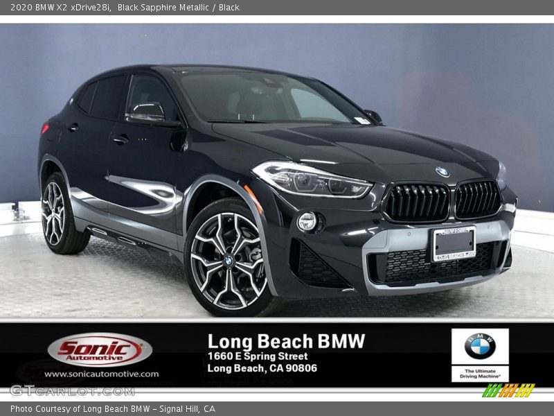 Black Sapphire Metallic / Black 2020 BMW X2 xDrive28i