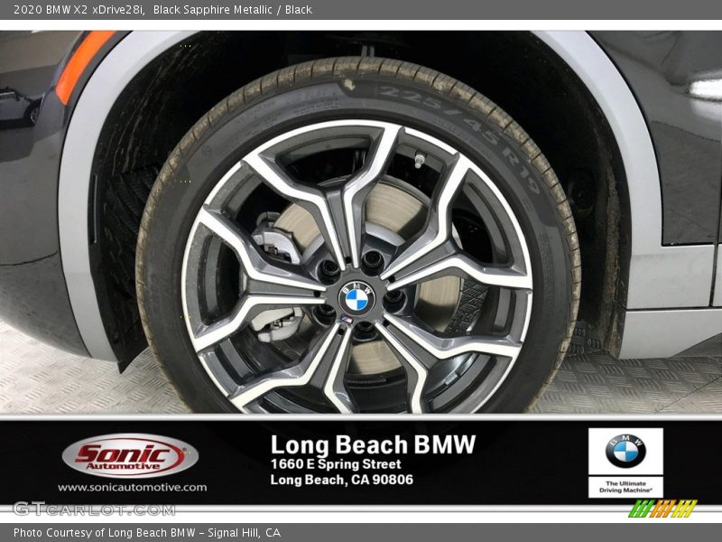 Black Sapphire Metallic / Black 2020 BMW X2 xDrive28i