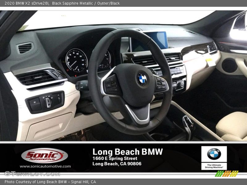 Black Sapphire Metallic / Oyster/Black 2020 BMW X2 sDrive28i