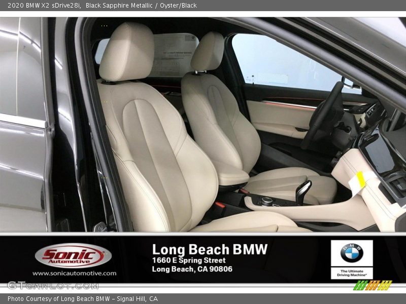 Black Sapphire Metallic / Oyster/Black 2020 BMW X2 sDrive28i