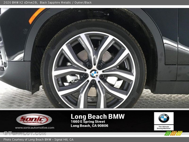 Black Sapphire Metallic / Oyster/Black 2020 BMW X2 sDrive28i