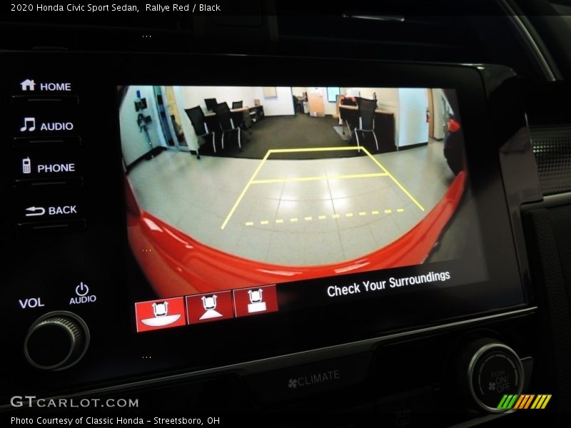 Rallye Red / Black 2020 Honda Civic Sport Sedan