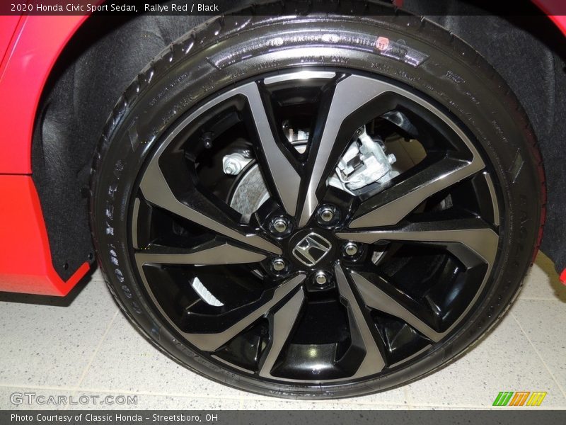 Rallye Red / Black 2020 Honda Civic Sport Sedan