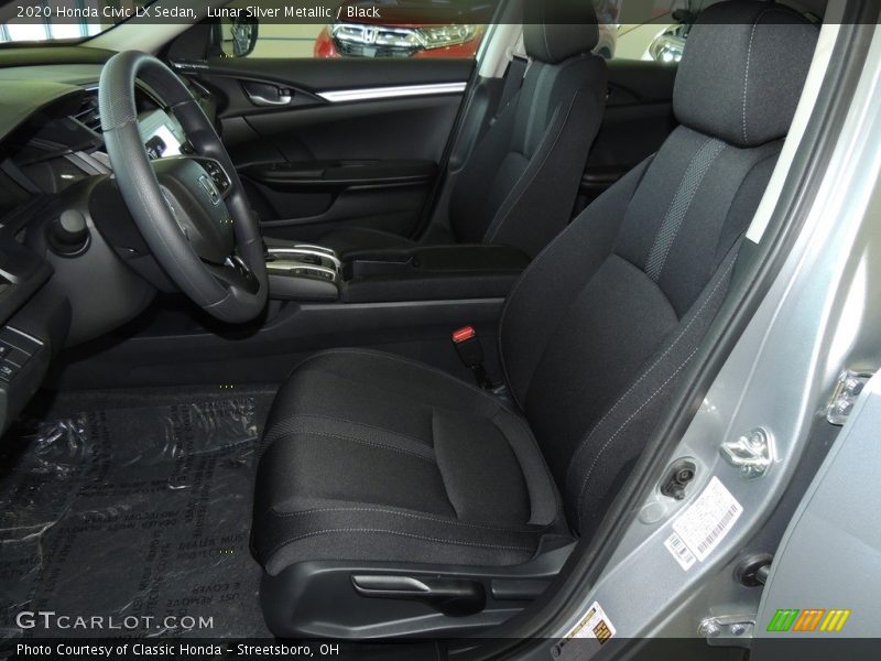 Lunar Silver Metallic / Black 2020 Honda Civic LX Sedan