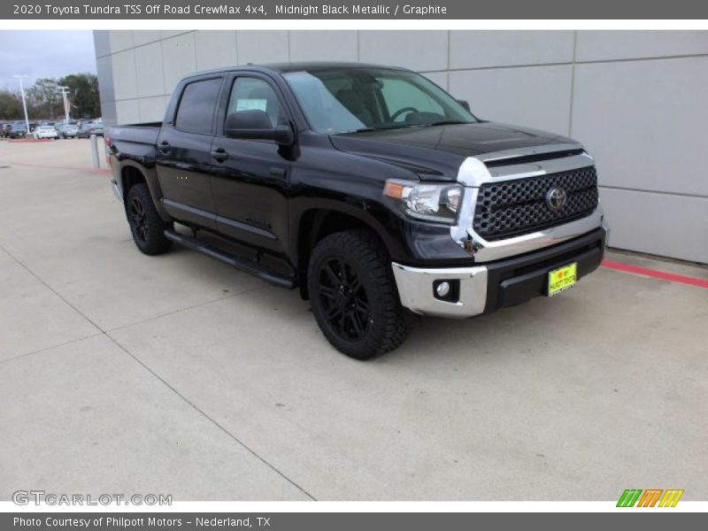 Midnight Black Metallic / Graphite 2020 Toyota Tundra TSS Off Road CrewMax 4x4