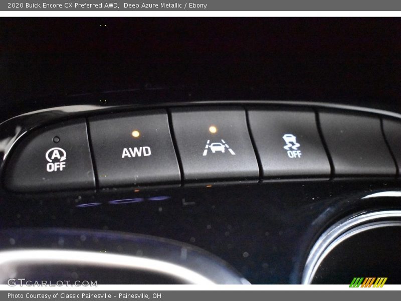 Controls of 2020 Encore GX Preferred AWD