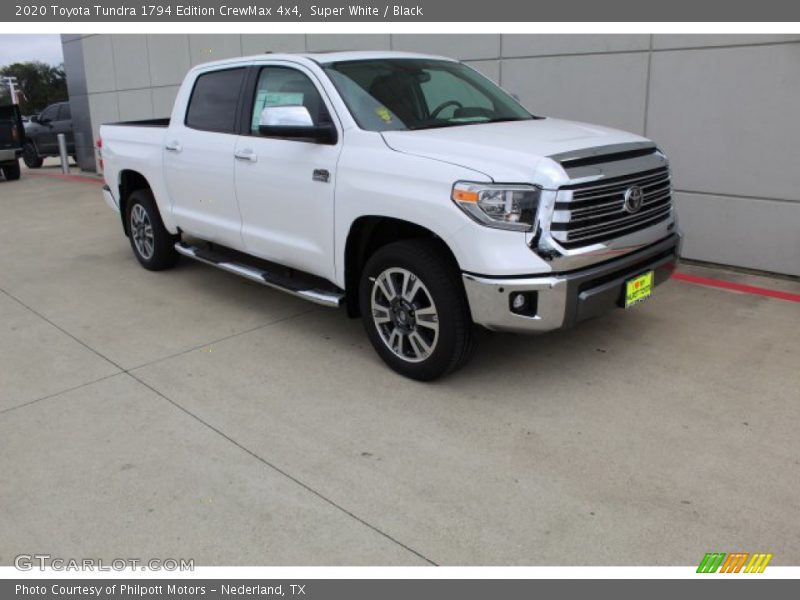 Super White / Black 2020 Toyota Tundra 1794 Edition CrewMax 4x4