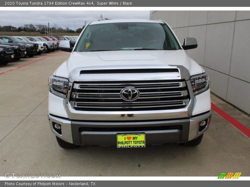 Super White / Black 2020 Toyota Tundra 1794 Edition CrewMax 4x4