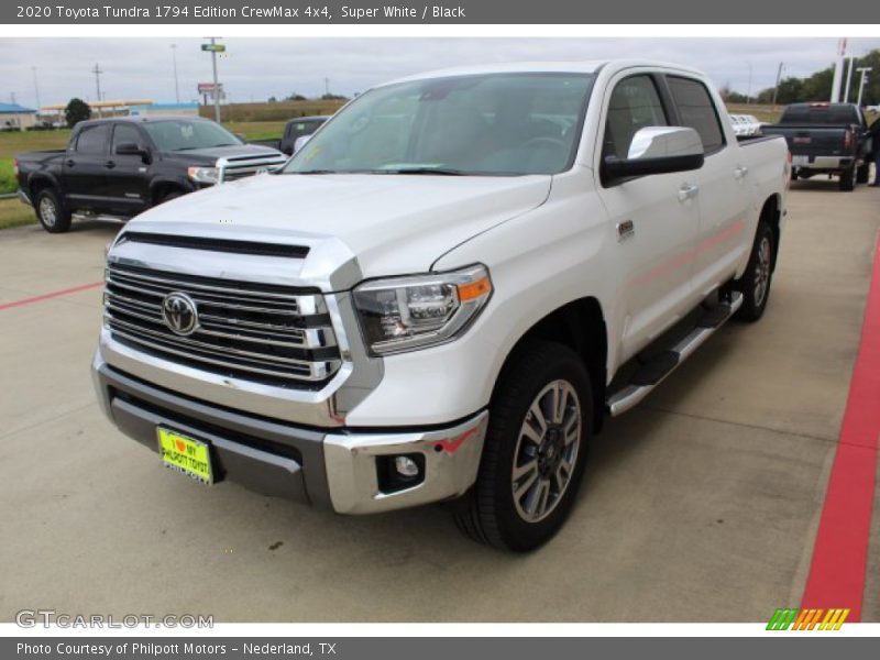 Super White / Black 2020 Toyota Tundra 1794 Edition CrewMax 4x4