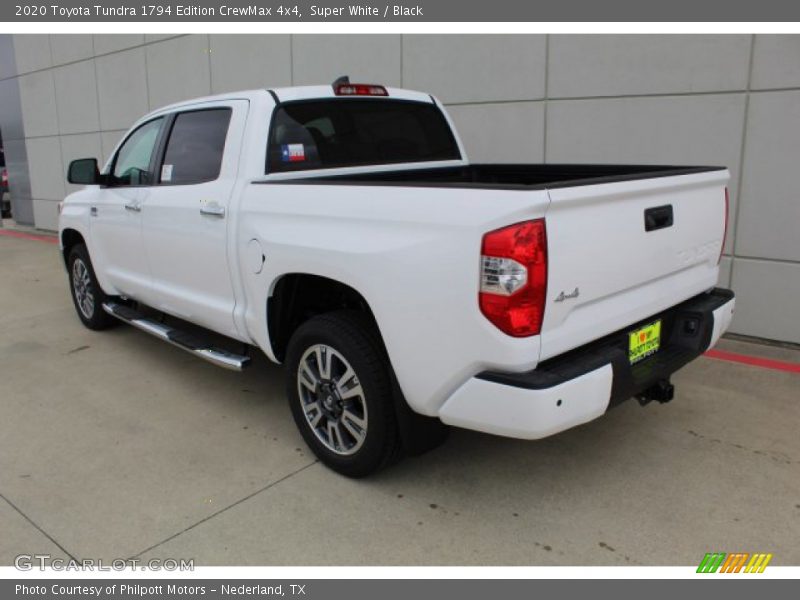 Super White / Black 2020 Toyota Tundra 1794 Edition CrewMax 4x4