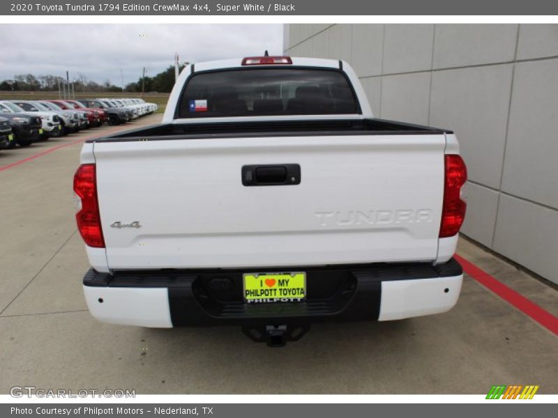 Super White / Black 2020 Toyota Tundra 1794 Edition CrewMax 4x4