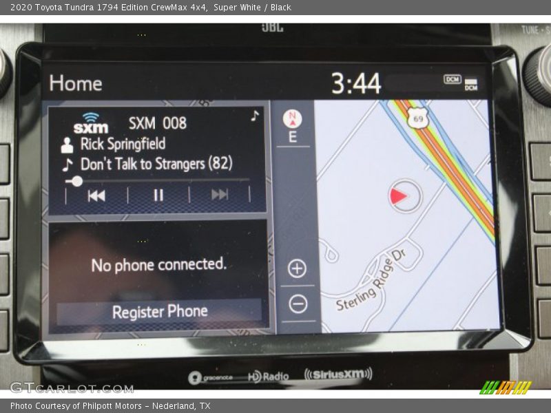 Super White / Black 2020 Toyota Tundra 1794 Edition CrewMax 4x4