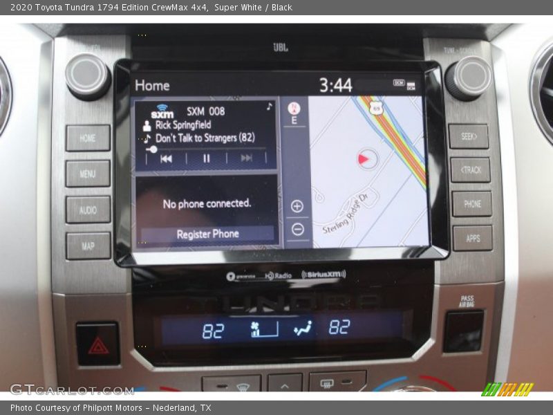 Super White / Black 2020 Toyota Tundra 1794 Edition CrewMax 4x4