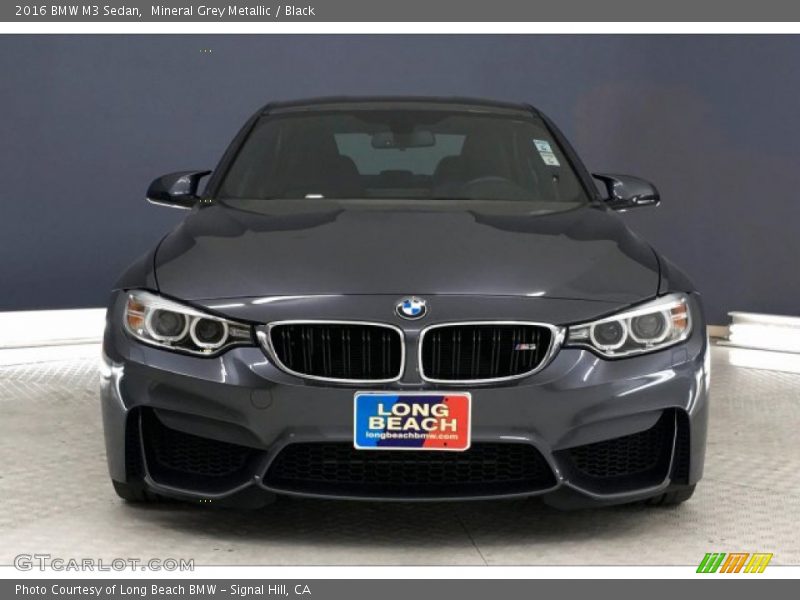 Mineral Grey Metallic / Black 2016 BMW M3 Sedan