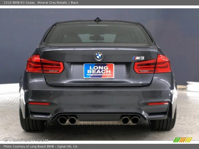 Mineral Grey Metallic / Black 2016 BMW M3 Sedan