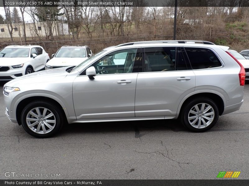  2019 XC90 T6 AWD Momentum Bright Silver Metallic
