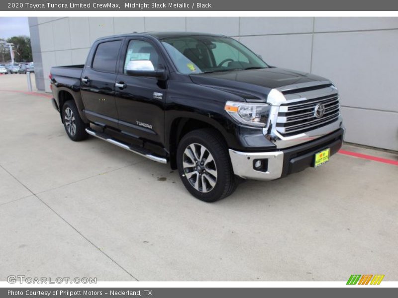 Midnight Black Metallic / Black 2020 Toyota Tundra Limited CrewMax