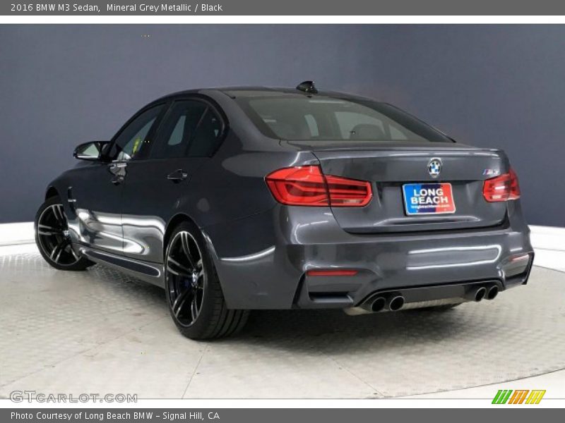 Mineral Grey Metallic / Black 2016 BMW M3 Sedan