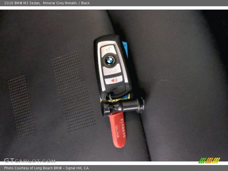 Mineral Grey Metallic / Black 2016 BMW M3 Sedan