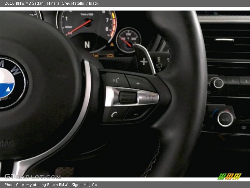 Mineral Grey Metallic / Black 2016 BMW M3 Sedan