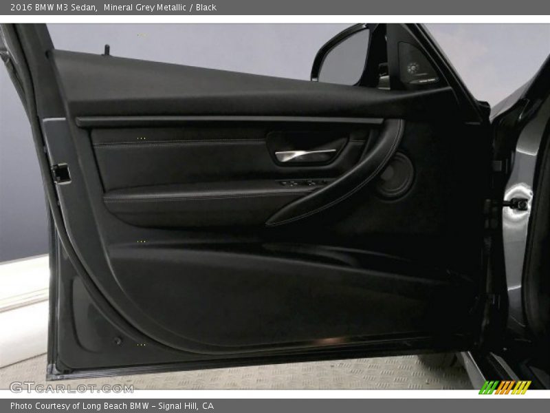 Mineral Grey Metallic / Black 2016 BMW M3 Sedan