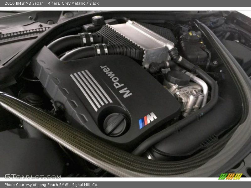 Mineral Grey Metallic / Black 2016 BMW M3 Sedan
