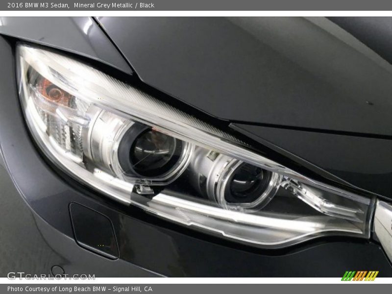 Mineral Grey Metallic / Black 2016 BMW M3 Sedan