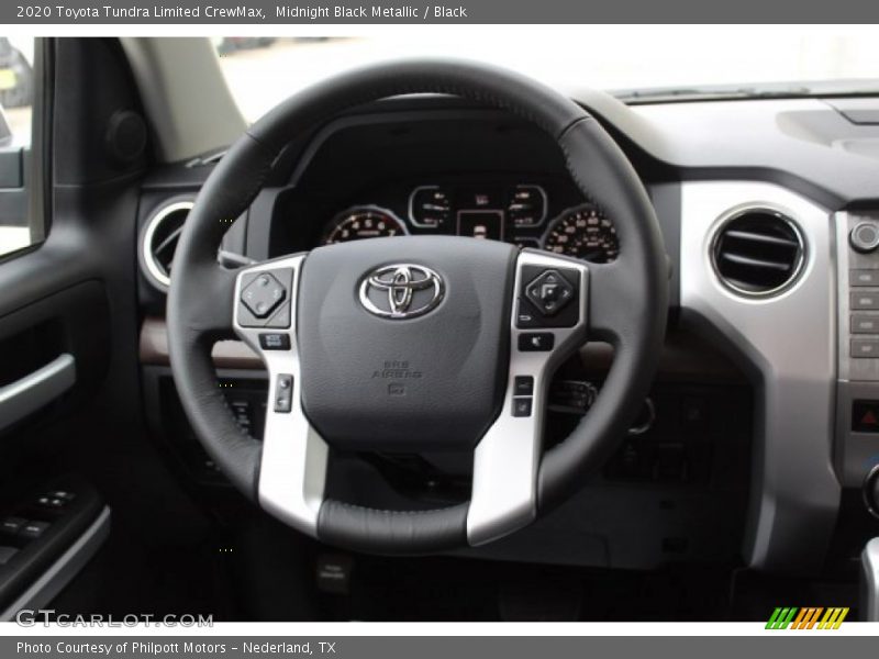 Midnight Black Metallic / Black 2020 Toyota Tundra Limited CrewMax