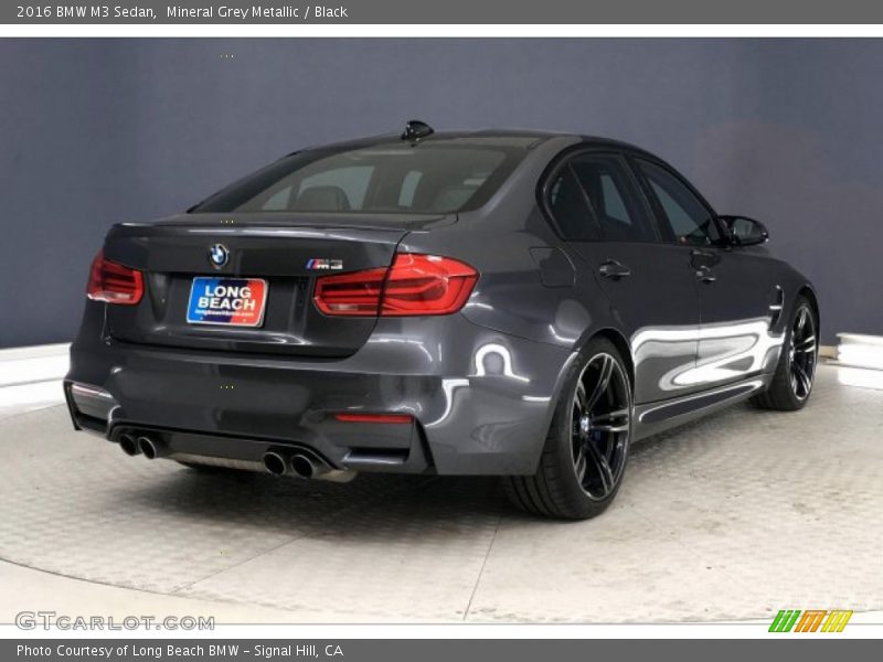 Mineral Grey Metallic / Black 2016 BMW M3 Sedan