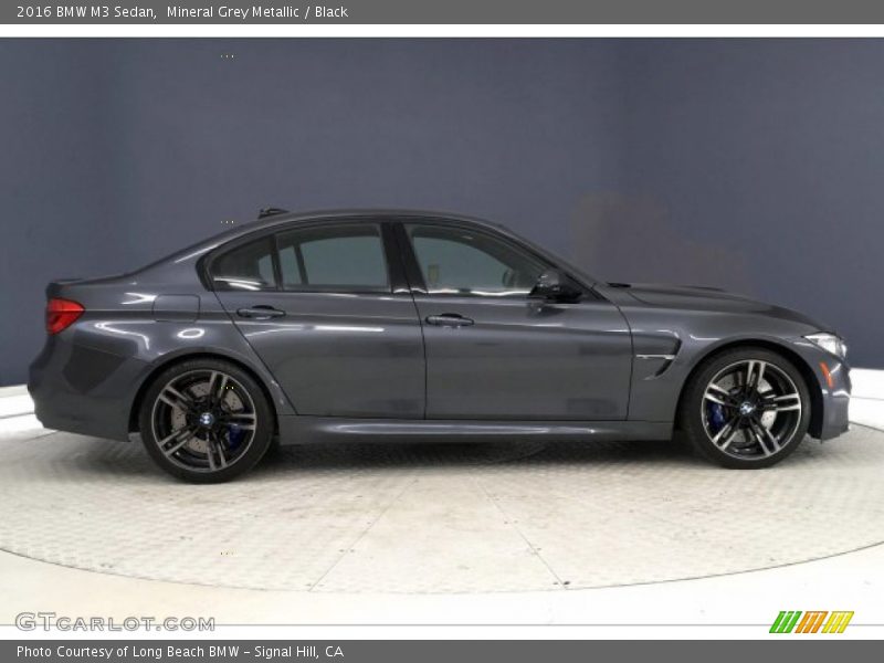 Mineral Grey Metallic / Black 2016 BMW M3 Sedan