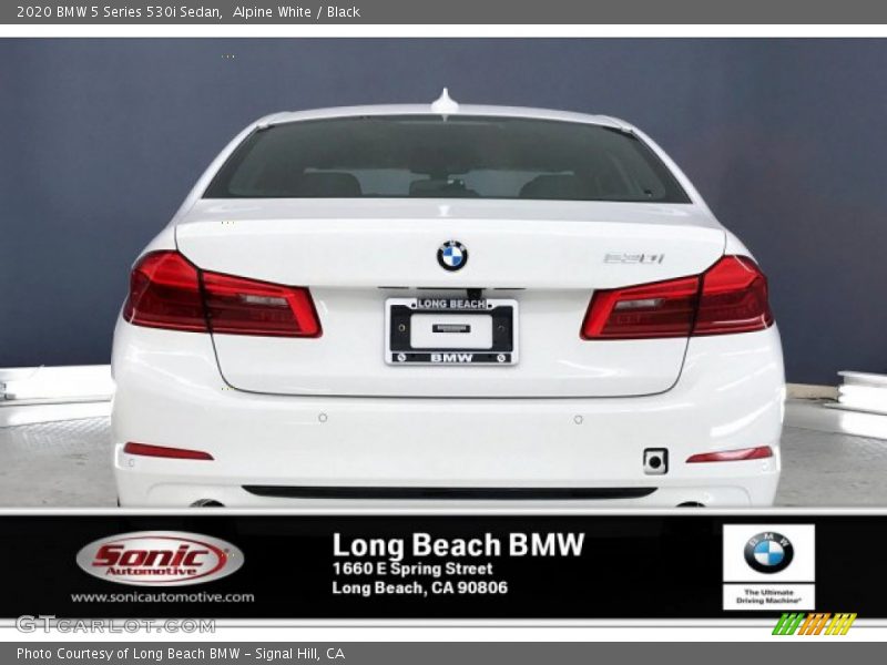 Alpine White / Black 2020 BMW 5 Series 530i Sedan