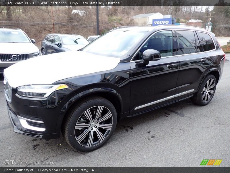 Onyx Black Metallic / Charcoal 2020 Volvo XC90 T6 AWD Inscription