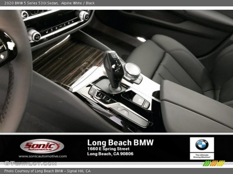 Alpine White / Black 2020 BMW 5 Series 530i Sedan