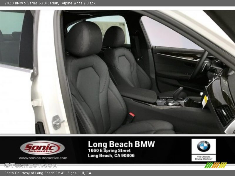 Alpine White / Black 2020 BMW 5 Series 530i Sedan