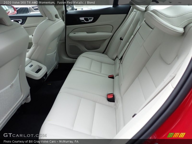 Rear Seat of 2020 S60 T6 AWD Momentum