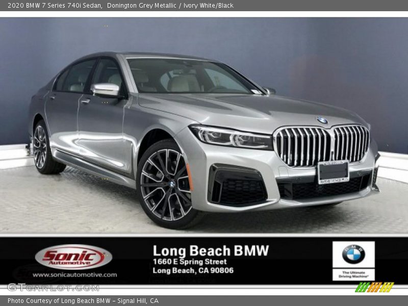 Donington Grey Metallic / Ivory White/Black 2020 BMW 7 Series 740i Sedan