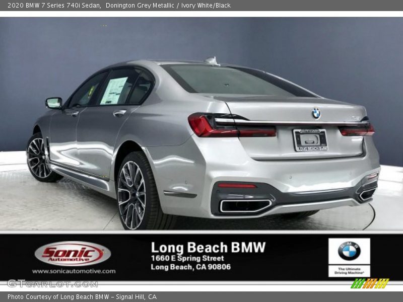 Donington Grey Metallic / Ivory White/Black 2020 BMW 7 Series 740i Sedan