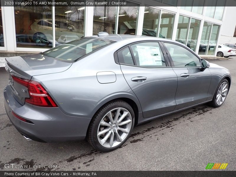Osmium Gray Metallic / Charcoal 2020 Volvo S60 T6 AWD Momentum