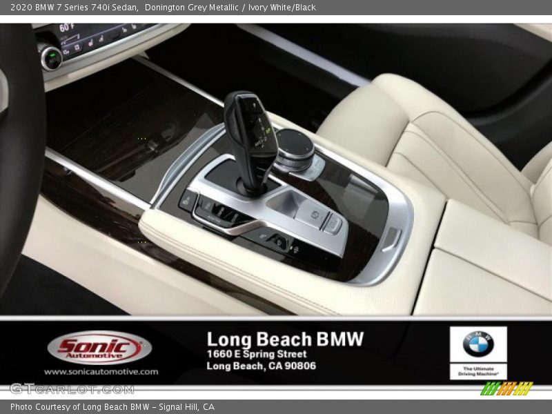 Donington Grey Metallic / Ivory White/Black 2020 BMW 7 Series 740i Sedan