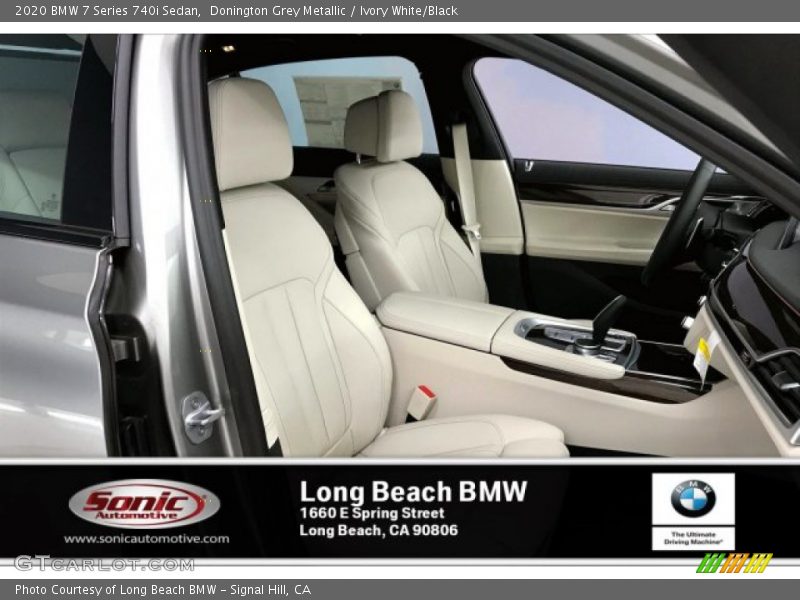 Donington Grey Metallic / Ivory White/Black 2020 BMW 7 Series 740i Sedan