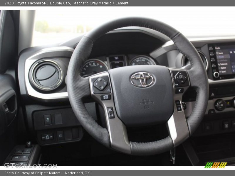Magnetic Gray Metallic / Cement 2020 Toyota Tacoma SR5 Double Cab