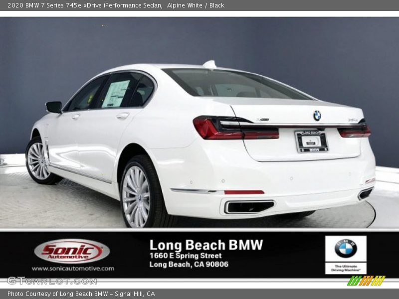 Alpine White / Black 2020 BMW 7 Series 745e xDrive iPerformance Sedan