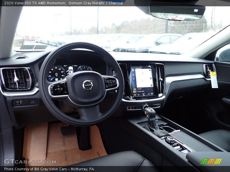 Osmium Gray Metallic / Charcoal 2020 Volvo S60 T6 AWD Momentum