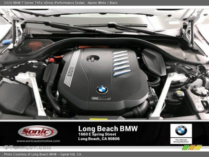 Alpine White / Black 2020 BMW 7 Series 745e xDrive iPerformance Sedan