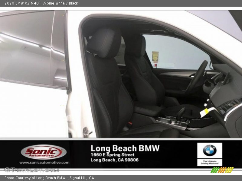 Alpine White / Black 2020 BMW X3 M40i
