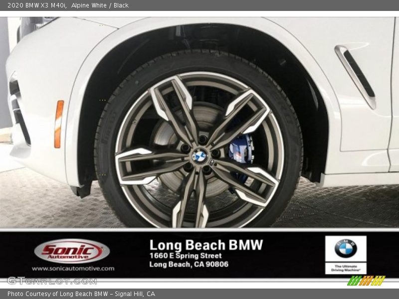 Alpine White / Black 2020 BMW X3 M40i