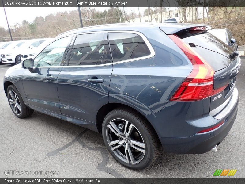 Denim Blue Metallic / Amber 2020 Volvo XC60 T6 AWD Momentum