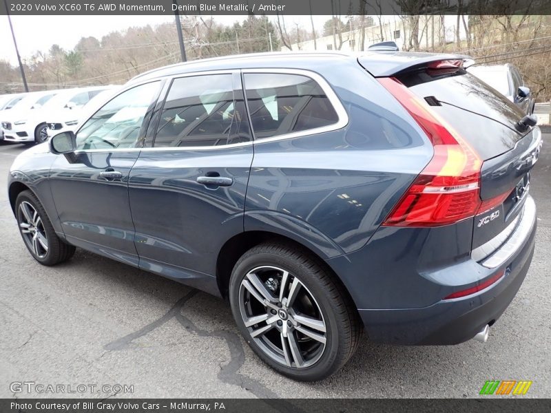 Denim Blue Metallic / Amber 2020 Volvo XC60 T6 AWD Momentum