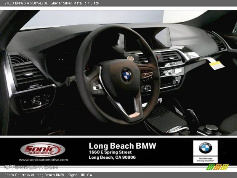 Glacier Silver Metallic / Black 2020 BMW X4 xDrive30i